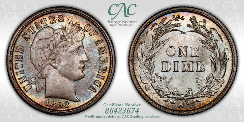 CAC Grading Coin Image Secure