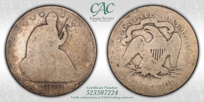 CAC Grading Coin Image Secure