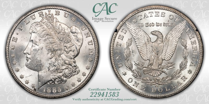CAC Grading Coin Image Secure