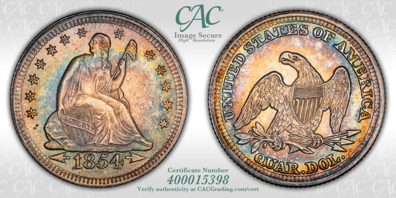 CAC Grading Coin Image Secure