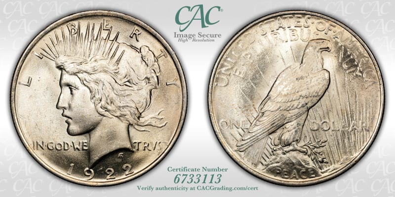CAC Grading Coin Image Secure