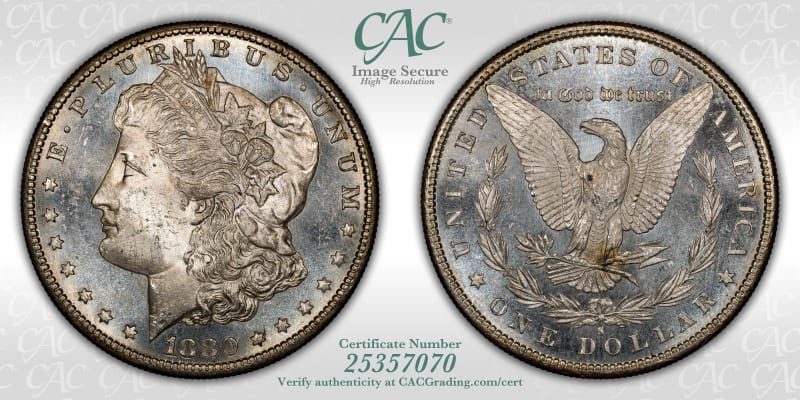 CAC Grading Coin Image Secure