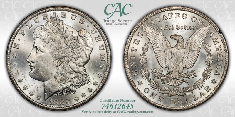 CAC Grading Coin Image Secure