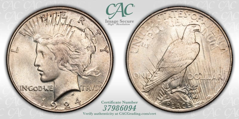 CAC Grading Coin Image Secure