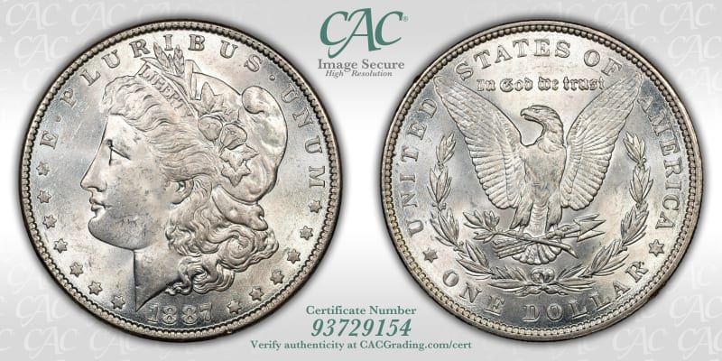 CAC Grading Coin Image Secure