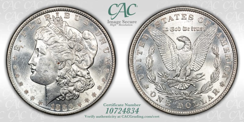 CAC Grading Coin Image Secure