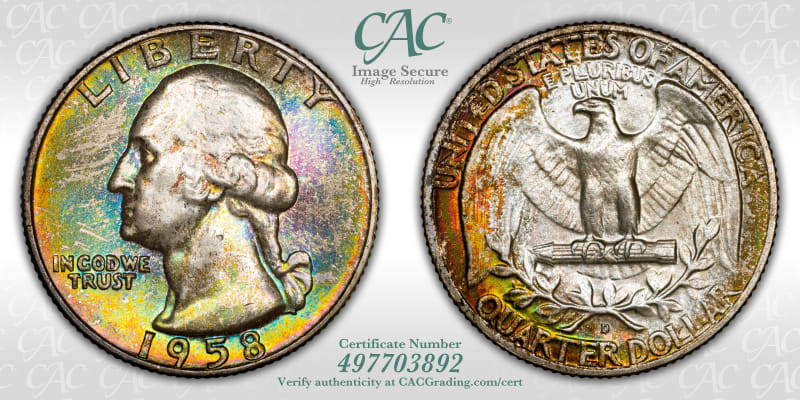 CAC Grading Coin Image Secure
