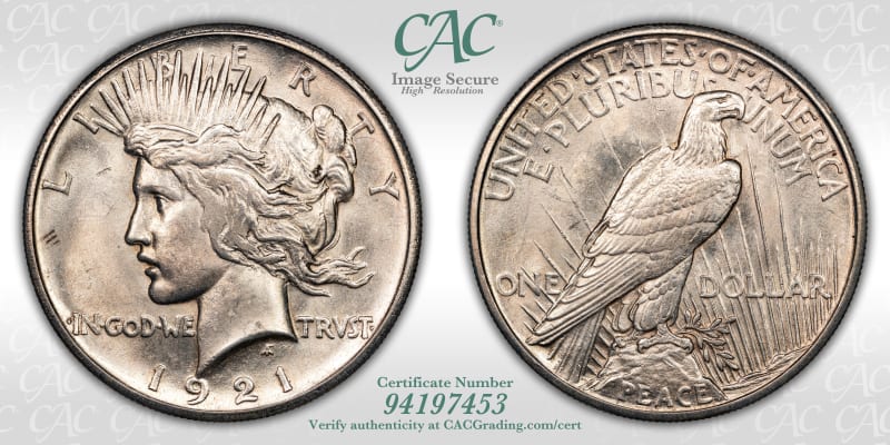 CAC Grading Coin Image Secure