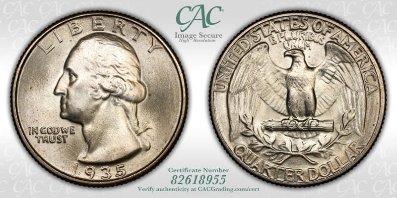 CAC Grading Coin Image Secure