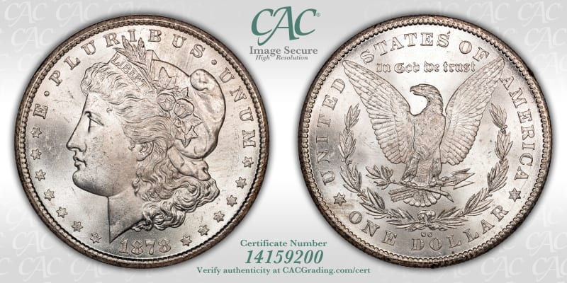 CAC Grading Coin Image Secure