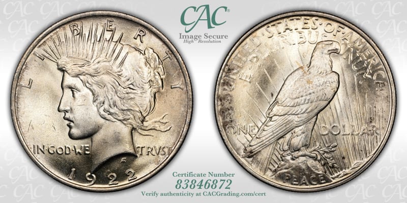 CAC Grading Coin Image Secure