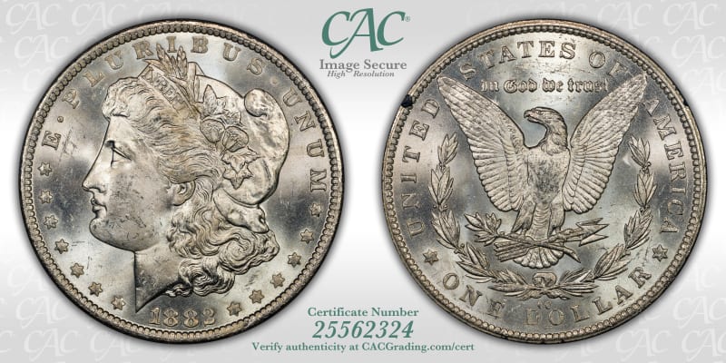 CAC Grading Coin Image Secure