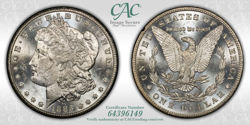 CAC Grading Coin Image Secure