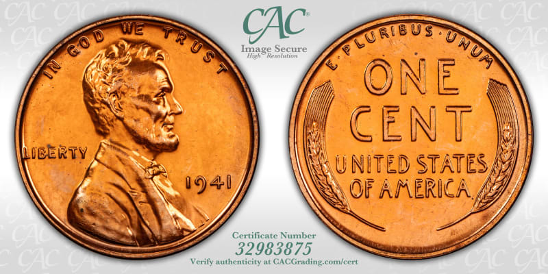 CAC Grading Coin Image Secure