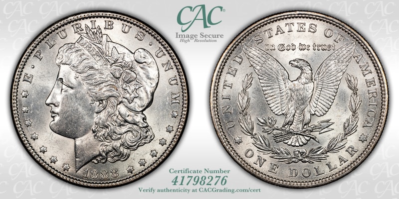 CAC Grading Coin Image Secure