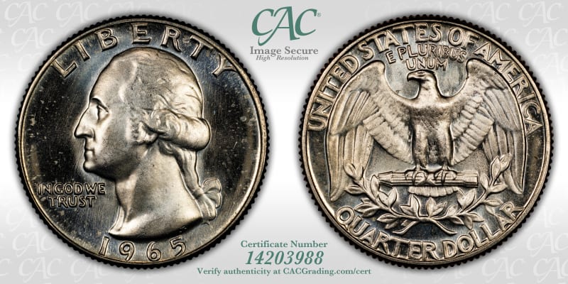 CAC Grading Coin Image Secure