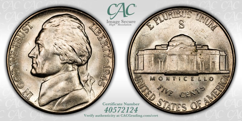 CAC Grading Coin Image Secure