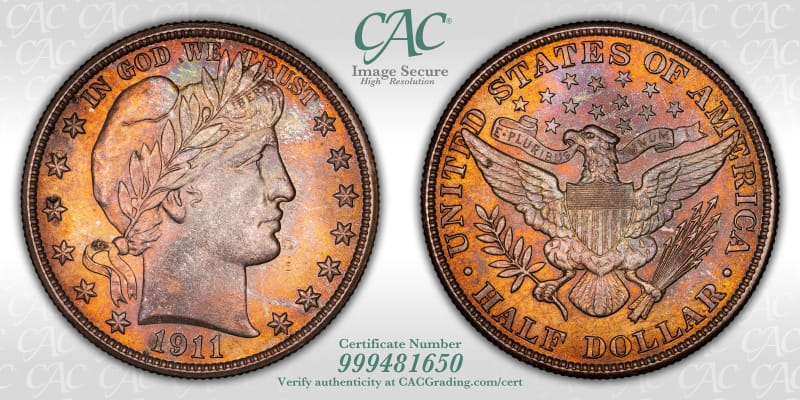 CAC Grading Coin Image Secure