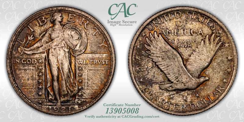 CAC Grading Coin Image Secure
