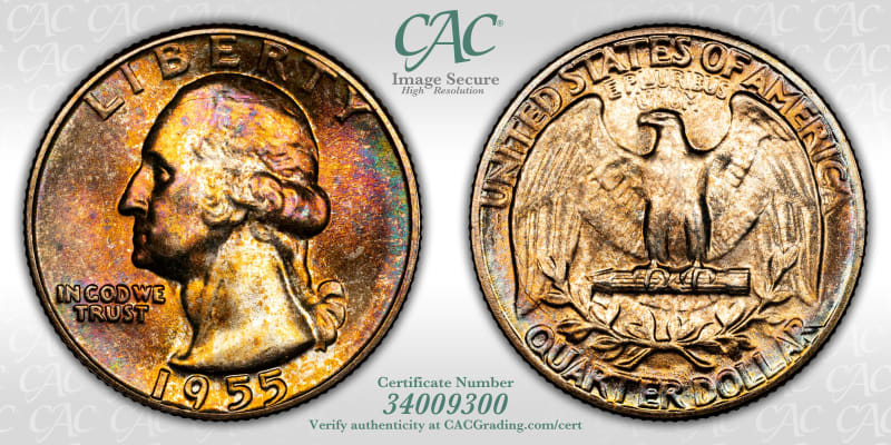 CAC Grading Coin Image Secure