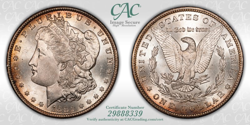 CAC Grading Coin Image Secure