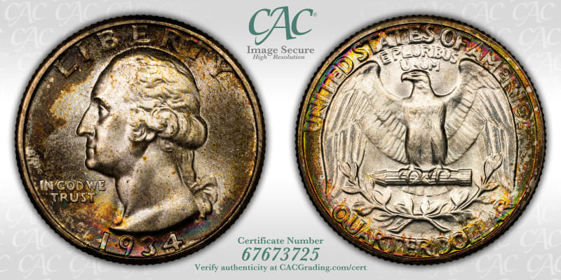 CAC Grading Coin Image Secure