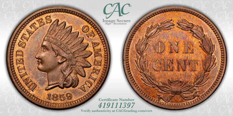 CAC Grading Coin Image Secure