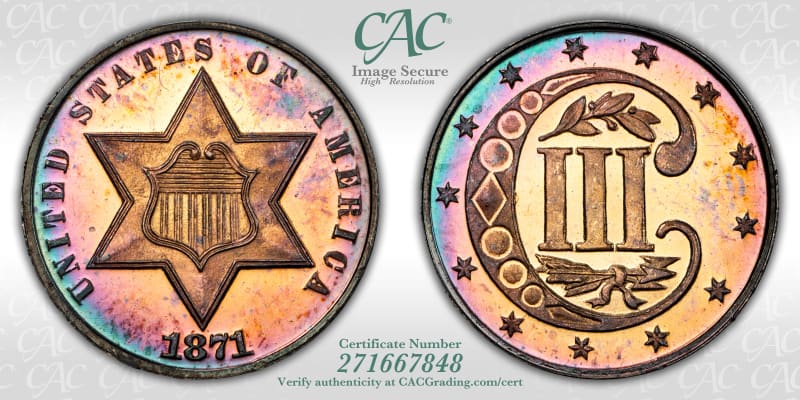 CAC Grading Coin Image Secure