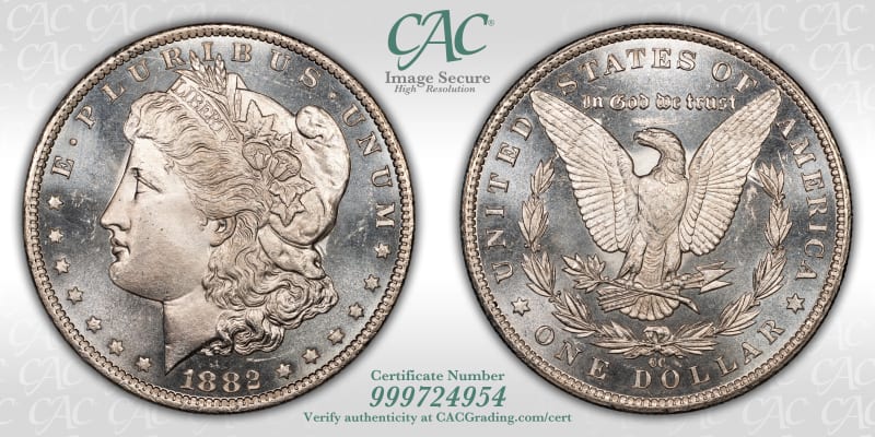 CAC Grading Coin Image Secure