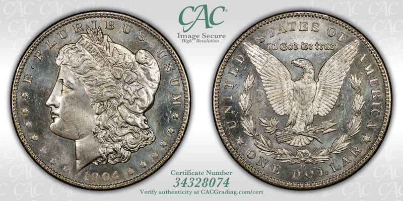 CAC Grading Coin Image Secure