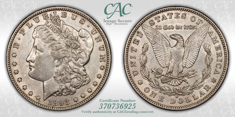 CAC Grading Coin Image Secure