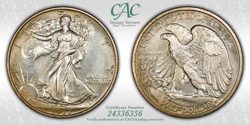 CAC Grading Coin Image Secure