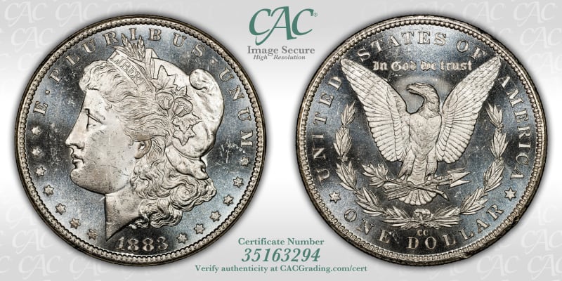 CAC Grading Coin Image Secure