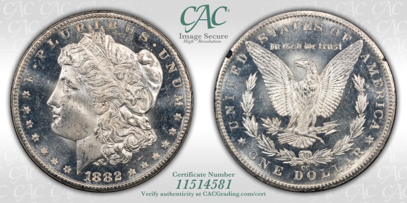 CAC Grading Coin Image Secure