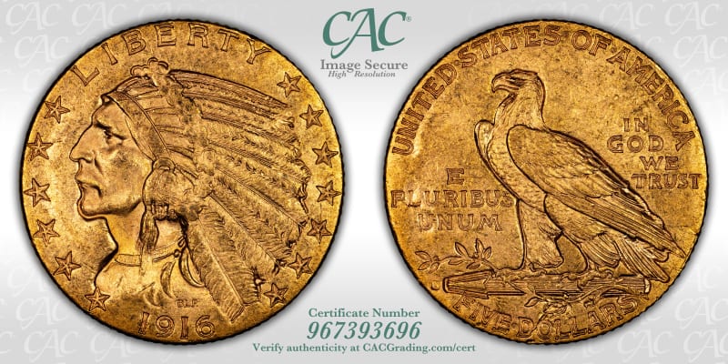 CAC Grading Coin Image Secure