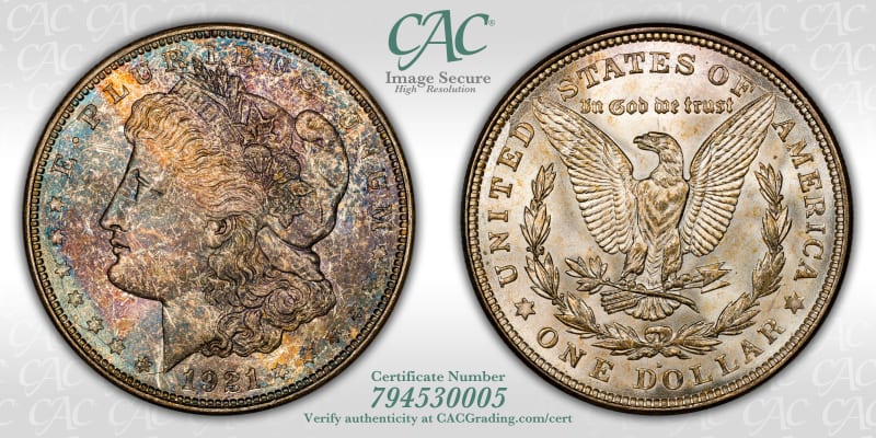 CAC Grading Coin Image Secure