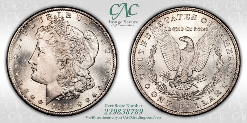 CAC Grading Coin Image Secure