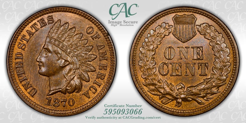 CAC Grading Coin Image Secure