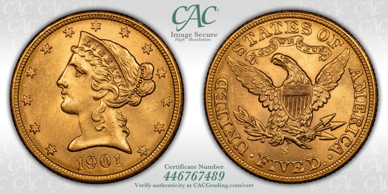 CAC Grading Coin Image Secure