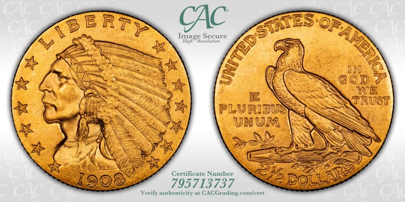 CAC Grading Coin Image Secure