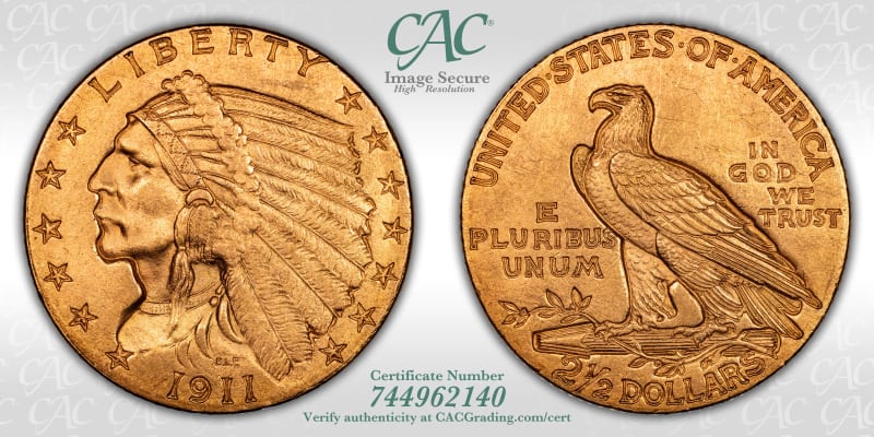 CAC Grading Coin Image Secure