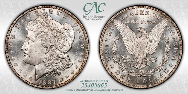 CAC Grading Coin Image Secure