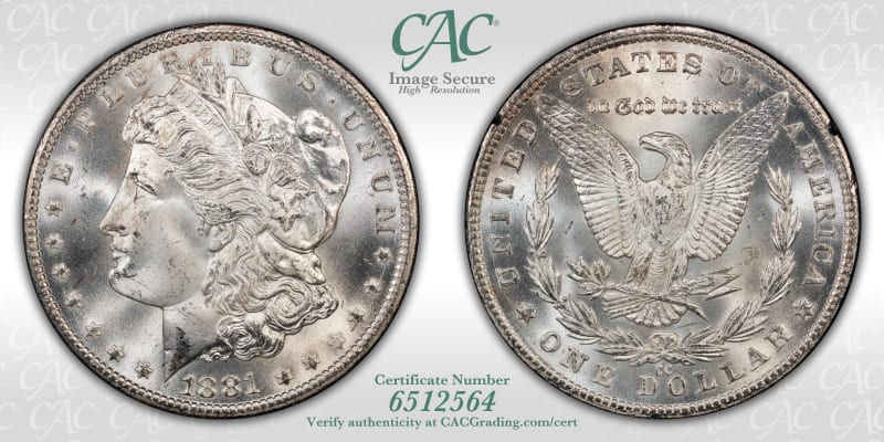 CAC Grading Coin Image Secure