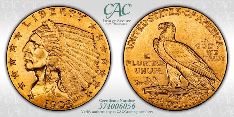 CAC Grading Coin Image Secure