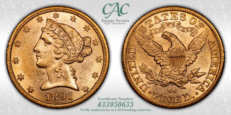 CAC Grading Coin Image Secure