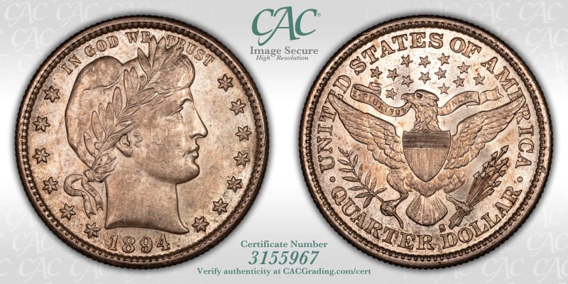 CAC Grading Coin Image Secure