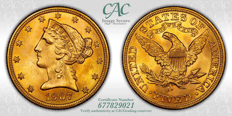 CAC Grading Coin Image Secure