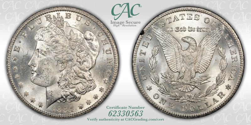 CAC Grading Coin Image Secure
