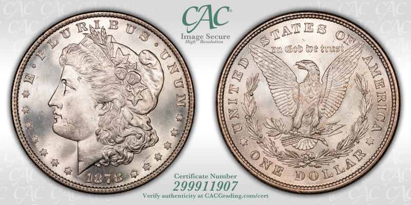 CAC Grading Coin Image Secure