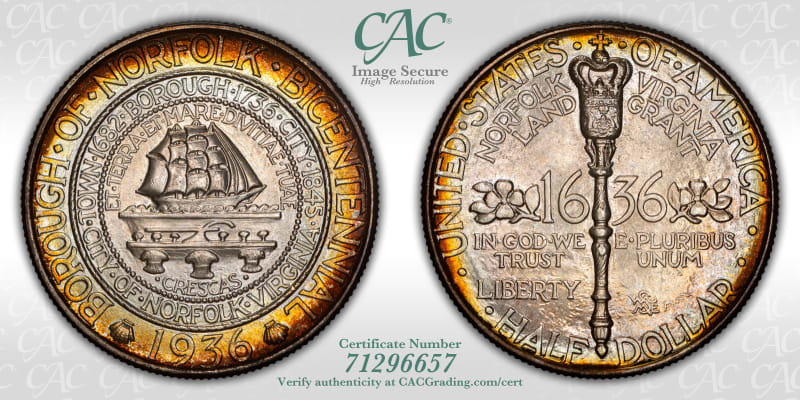 CAC Grading Coin Image Secure
